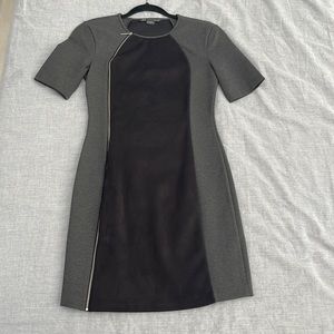 Black and grey ARMANI EXCHANGE dress
